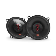 JBL Stage 3527F - 5.25インチ 双方向カーオーディオスピーカー グリルなし ブラック 