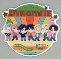 [중고] 스티커 스티커 BTS(방탄소년단) TinyTAN BIG 다이컷 스티커 Dynamite Ver. TinyTAN BIG 다이컷 스티커 선물 캠페인 당선품