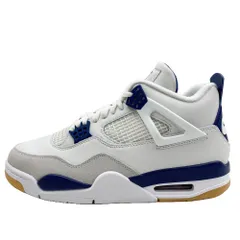 NIKE ナイキ DR5415-100 SB Air Jordan 4 Retro SP Summit White Navy SB エアジョーダン4 レトロ SP サミットホワイト ネイビー ハイカット スニーカー 【新古品】【未使用】【中古】
