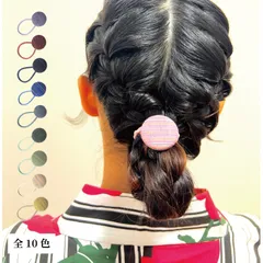 TOKYOHAIRBARコレットマルーフ サクラ桜グラスポニーヘアゴムポーチ袋