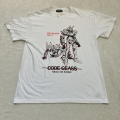 [BANDAI] 코드 기어스 망국의 아키토 T 셔츠 WoX Alexander Type-01 화이트 L 사이즈 일부 사용감 있음