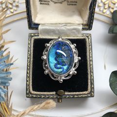 ヴィンテージ・ドラゴンズブレスの指輪(Viper  Silver)