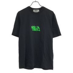 MSGM エムエスジーエム ロゴプリントTシャツ 3640MM146 ブラック S