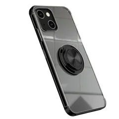 iPhone14 Plus ケース  スマホリング 耐衝撃 薄型 ケース 【Color】 ブラック