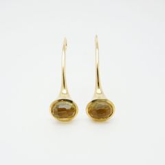 ホアキン べラオ レモン クオーツ ピアス 750YG SAランク