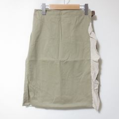 s777　sacai　サカイ　ベージュ　巻きスカート　フリル　38