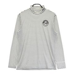 Jack Bunny!! ジャックバニー  長袖ポロシャツ【ボーダー/5】美品！ JACK BUNNY ジャックバニー 長袖ポロシャツ ボーダー柄 ブルー系