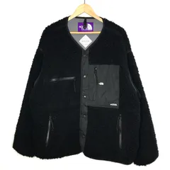 【倉吉店】 中古 THE NORTH FACE PURPLE LABEL | ザノースフェイスパープルレーベル Wool Boa Fleece Field Cardigan ウールボアフリース カーディガン ボアジャケット NA2250N ブラック【92】
