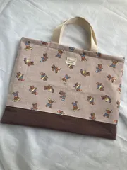 くまさん　レッスンバッグ　男の子用　入園グッズ