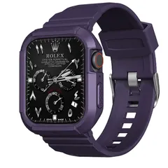 【新着商品】Apple Watch バンド 46mm 45mm 44mm 42mm アップルウォッチ For バンド 耐衝撃 PC TPU 二重構造 軍用グレードの保護 落下 YAODLE 衝撃 吸収 耐久性 傷防止 装着簡単 Series 11/10/9/8