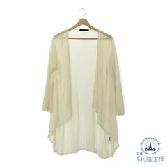 【訳アリ】 22 OCTOBRE ヴァンドゥーオクトーブル トップス カーディガン シアー レース カジュアル おしゃれ きれいめ 長袖 レディース ホワイト 901-15188 送料無料 古着