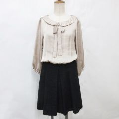 セオリー Theory NEW WOOLY KNIT KARENIA BELTED ニット