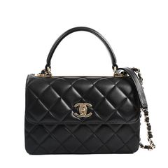CHANEL シャネル ショルダーバッグ トレンディCCトップハンドルフラップバッグ A92236