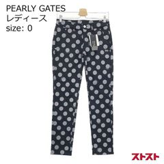 PEARLYGATES パーリーゲイツ　小さいサイズ　中綿入り　ボーダー　パンツ PEARLYGATES パーリーゲイツ 小さいサイズ 中綿入り ボーダー パンツ