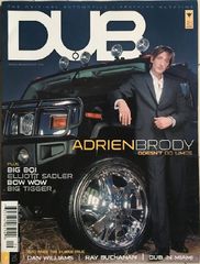 【ダブマガジン US版】 No.16 DUB Magazine USA Adrien Brody 輸入雑誌 自動車雑誌 エイドリアン・ブロディ ライフスタイル ラグジュアリー カーマガジン カスタムカー ハリウッド セレブ スター