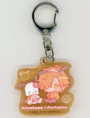 【中古】キーホルダー ありさか×ポチャッコ(座り) アクリルキーホルダー 「エニマイくじ 大妖怪×サンリオキャラクターズ」 F賞