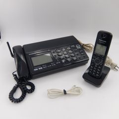 【美品】デジタルコードレスFAX 子機1台付き パナソニック おたっくす 1.9GHz DECT準拠方式 ブラック KX-PD301DL-K
