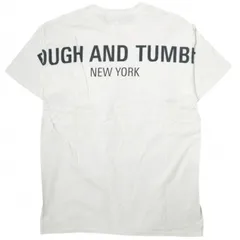 RANDT アールアンドティー アメリカ製 Back Logo Short Sleeve T-Shirt バックロゴプリントTシャツ M WHITE 半袖 Rough&Tumble ネペンテス ポケット トップス g16273