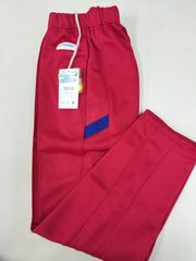 スクールユニ デザインロングパンツ TS5703A アカ