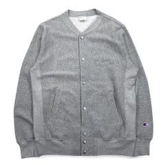 Champion リバースウィーブ REVERSE WEAVE スウェット ブルゾン XL グレー スナップボタン C8-Q018R