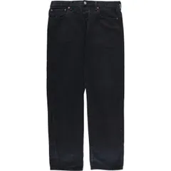 古着 リーバイス Levi's 501 ブラックデニム ストレートデニムパンツ メンズw35相当/eaa588175