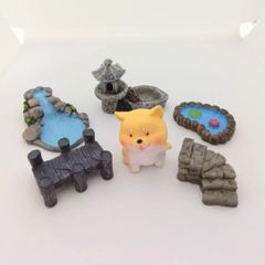 和風テラリウム用　ミニチュアセット（柴犬）