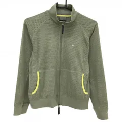 【美品】ナイキ メッシュジャケット カーキ DRI-FIT  レディース M ゴルフウェア NIKE