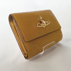 ヴィヴィアンウエストウッド 三つ折り財布 キャメル