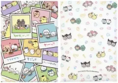 【中古】クリアファイル 集合 A4クリアファイル2枚セット 「ちいかわ なんか小さくてかわいいやつ×サンリオキャラクターズ」