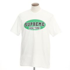 【中古】シュプリーム Supreme 2023年春夏 New York Tee コットン 半袖 クルーネック Ｔシャツ ホワイト【サイズL】【メンズ】