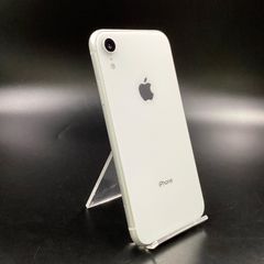 【全額返金保証】【最速発送】Apple iPhone XR 128GB ホワイト docomo 白ロム 動作確認済 88%