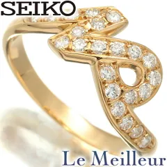 セイコー SEIKO リング 指輪 ダイヤモンド 0.32ct イエローゴールド K18YG 11.5号 中古 プレラブド 返品OKのサムネイル
