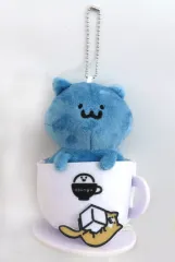 【中古】ぬいぐるみマスコット・ぬいぐるみバッジ 猫さん 喫茶メニューなぬいぐるみマスコット 「一番くじ お文具といっしょ ～のんびり喫茶～」 C賞