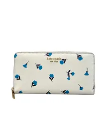美品 ケイトスペード ラウンドファスナー長財布 レディース Kate Spade