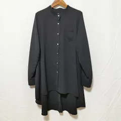 #anc アズノウアズ ドゥバズ AS KNOW AS de base チュニック シャツ・ブラウス 無地 フレア 黒 美品 レディース [888928]