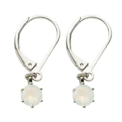 【6月 × シルバー】[Cream dot. クリームドット公式]フック 金属アレルギー ニッケルフリー 揺れる 誕生月カラー 誕生月色 キュービックジルコニア 一粒ビジュー 大人