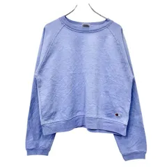 Champion 無地スウェット トレーナー L パステルパープル チャンピオン レディース 裏起毛 古着卸 アメリカ仕入 a709-5258