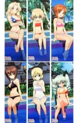 【中古】ポスター(アニメ) [単品] 描き下ろしビジュアルお風呂ポスター6枚セット 「PS Vitaソフト ガールズ＆パンツァー 戦車道、極めます! 初回限定生産版 ライバルは宝物BOX」 同梱品