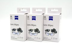 ZEISS Lens Wipes ツァイス レンズクリーナー クリーニングペーパー 30個入り×3箱