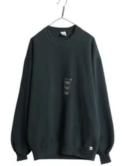 【お得なクーポン配布中!】 デッドストック 90s USA製 ラッセル 無地 スウェット メンズ レディース L / 90年代 オールド RUSSELL トレーナー 前V 裏起毛 クルーネック