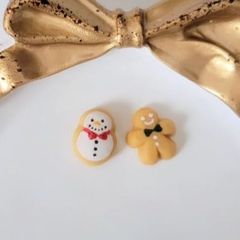 クリスマスクッキーピアス/イヤリング