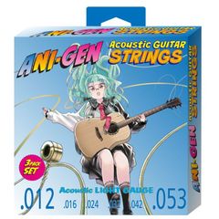 KIKUTANI ANI-SA12 12-53 80/20ブロンズ アコースティックギター弦〈エリクサー〉
