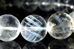 【１点物】希少◇マダガスカル産 エンジェルラダークォーツ　13.5mm　ブレスレット _MA1151
