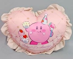 [중고]쿠션·본체 커비(C/베이지) Kirby×Dr.MORICKY 프릴 하트 쿠션 [별의 커비]