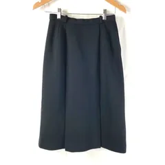 レリアン Leilian タックスカート 厚手 無地 黒 9サイズ 818405のサムネイル