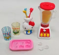 【中古】食玩 トレーディングフィギュア 8.ひんやりジュース 「ハローキティ お料理だいすき!」