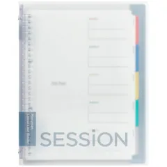 【人気商品】マルマン ルーズリーフ バインダー セッション B5 26穴 クリア F310-98