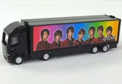 【中古】ミニカー Kis-My-Ft7 トラックフィギュア(ブラック) 「セブンイレブン×Kis-My-Ft2」