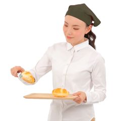 新品 [smile mode] 三角巾マジックテープ三角巾 キッチン用 おしゃれ シンプル エプロンと共に 仕事用 料理教室 家庭用 カフェ 結びやすい しわになりにくい 選べる15カラー 女性用 男性用 フリー