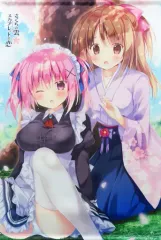 【中古】タペストリー [単品] 水神蓮＆メリッサ 昼下がり、満開の桜の木の下で B2タペストリー 「PS4/Switchソフト さくらの雲*スカアレットの恋 完全生産限定版」 同梱特典